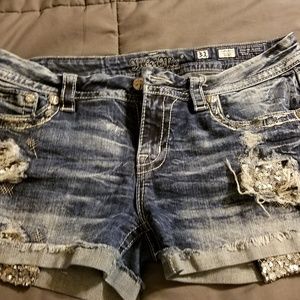 Miss Me denim shorts